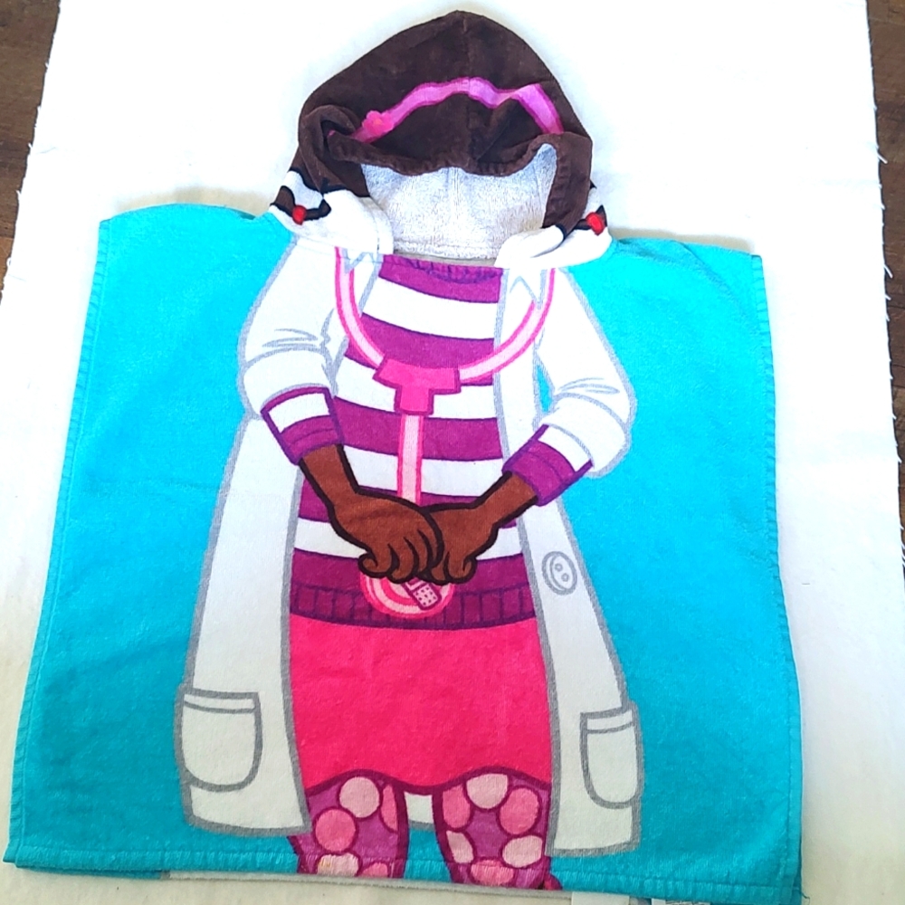 Disney Doc McStuffins over the head beach bath towel